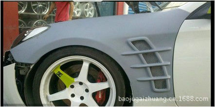 現(xiàn)代勞恩斯酷派 A款鯊魚鰭改裝風(fēng)口葉子板 定制改裝，彰顯個性風(fēng)采